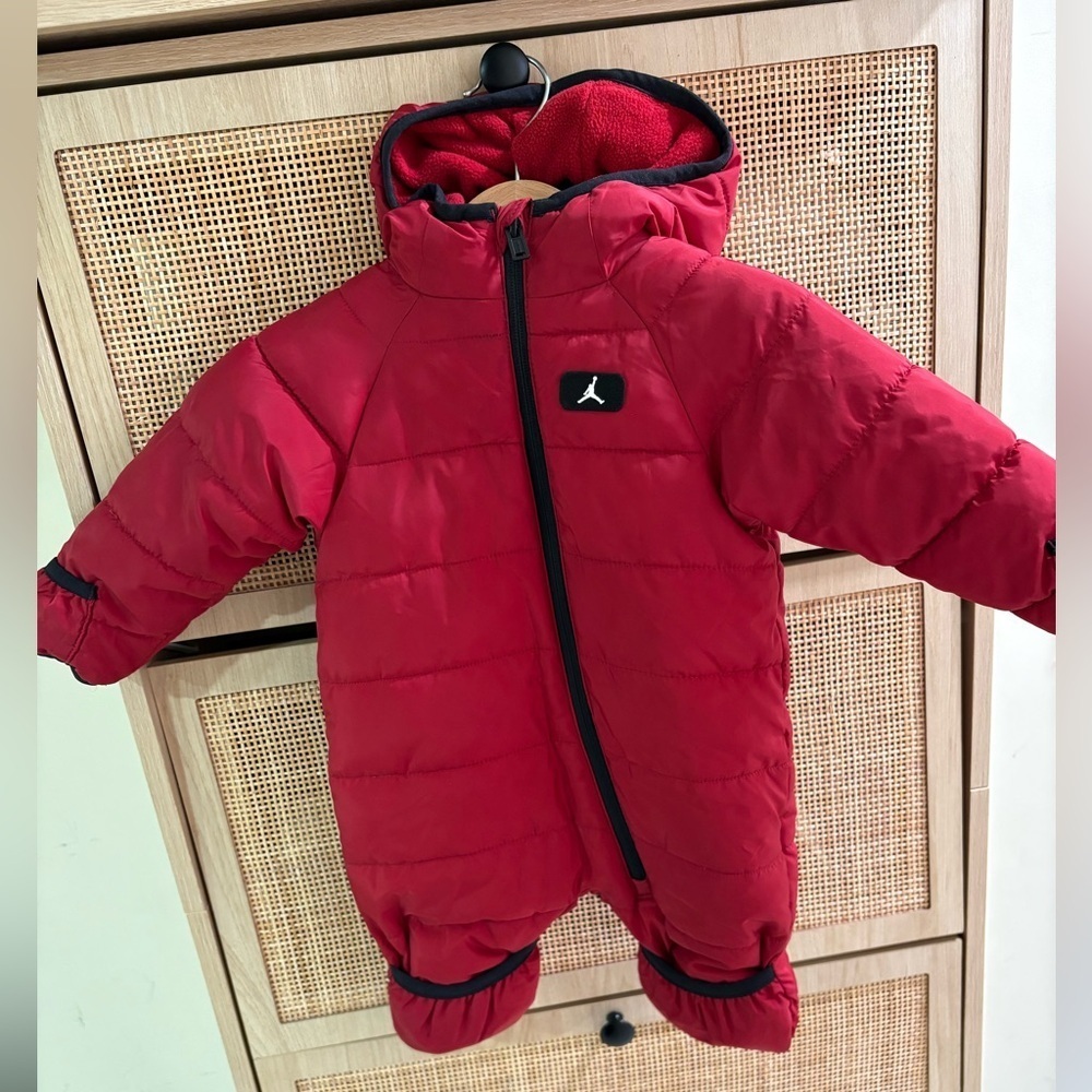 Jordan Baby`s Jumpman Puffer Snowsuit Size-3M